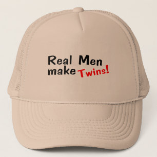 Echte Mannen maken tweelingen Trucker Pet