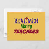 Echte Mannen marenleraren Briefkaart (Voorkant / Achterkant)