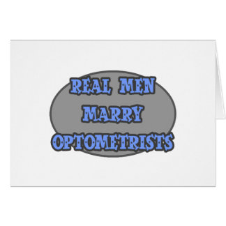 Echte Mannen Marry Optometristen