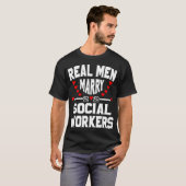 ECHTE MANNEN MARRY SOCIALE WERKNEMERS T-SHIRT (Voorkant volledig)