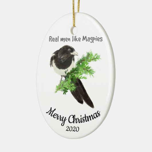 Echte Mannen met kerstmis, zoals tovenaars Keramisch Ornament (Links)