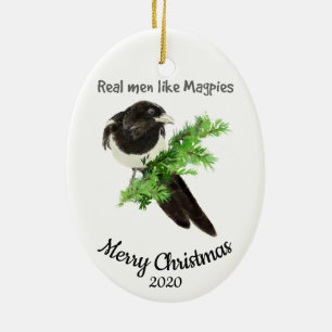 Echte Mannen met kerstmis, zoals tovenaars Keramisch Ornament