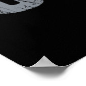 Echte Mannen met liefdeskatten in een grunge stijl Poster (Hoek)