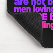 Echte Mannen mousepad Muismat (Hoek)