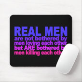 Echte Mannen mousepad Muismat (Met muis)