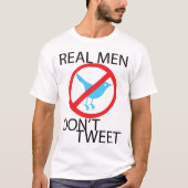 ECHTE MANNEN NIET TWEE T-SHIRT (Voorkant)