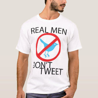 ECHTE MANNEN NIET TWEE T-SHIRT