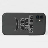 Echte Mannen Nooit hebben gegrepen Case-Mate iPhone Case (Achterkant (horizontaal))