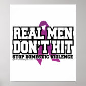 Echte Mannen passen niet Poster (Voorkant)