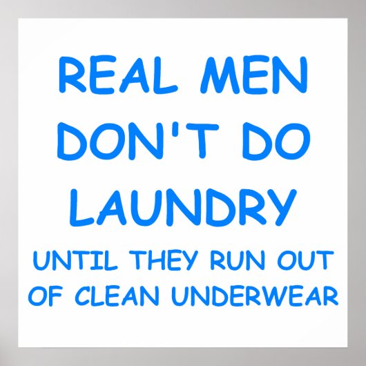 echte mannen poster (Voorkant)