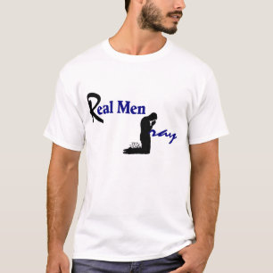 Echte Mannen Pray T-shirt