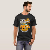 Echte mannen rijden elektrische auto E-Auto Plug-I T-shirt (Voorkant volledig)