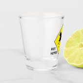 Echte mannen rijden op paarden en feesten / Rodeo Shot Glas (Links)