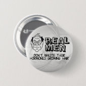 Echte Mannen Ronde Button 5,7 Cm (Voorkant /achterkant)