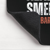Echte Mannen ruiken naar barbecue Funny BBQ Grilli Muismat (Hoek)
