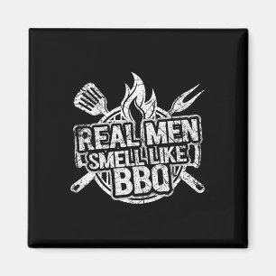 Echte Mannen Ruiken Naar Bbq-shirts Voor Mannen By Magneet