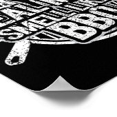 Echte Mannen Ruiken Naar Bbq-shirts Voor Mannen By Poster (Hoek)