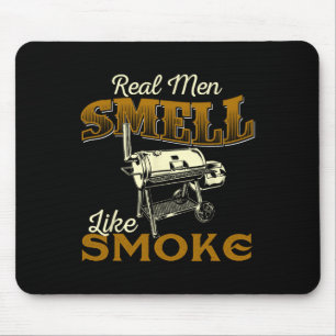 Echte Mannen Ruiken Naar Rook - Pitmaster Bbq Roke Muismat