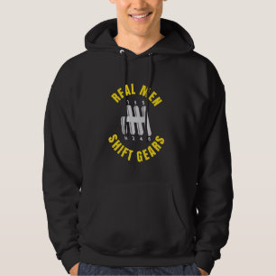 Echte mannen schakelen, Mechanic Race Car Lover Hoodie