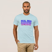Echte Mannen shirt - kies stijl & kleur (Voorkant volledig)
