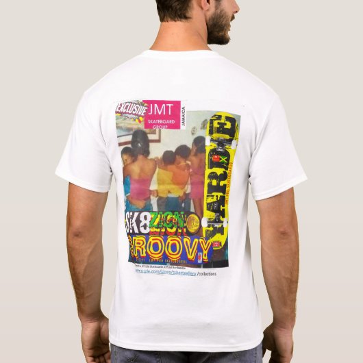 ECHTE MANNEN SLOW DANCE MANNEN T-SHIRT (Achterkant)