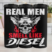 Echte Mannen smeren als diesel Thermosbeker