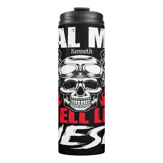 Echte Mannen smeren als diesel Thermosbeker (Voorkant)