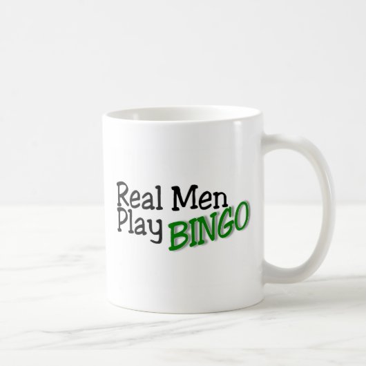 Echte Mannen Spel Bingo 3 Koffiemok (Rechts)