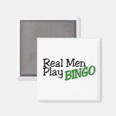Echte Mannen Spel Bingo 3 Magneet (Voorkant / Achterkant)