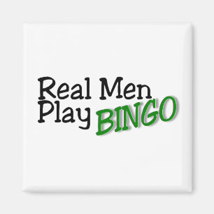 Echte Mannen Spel Bingo 3 Magneet