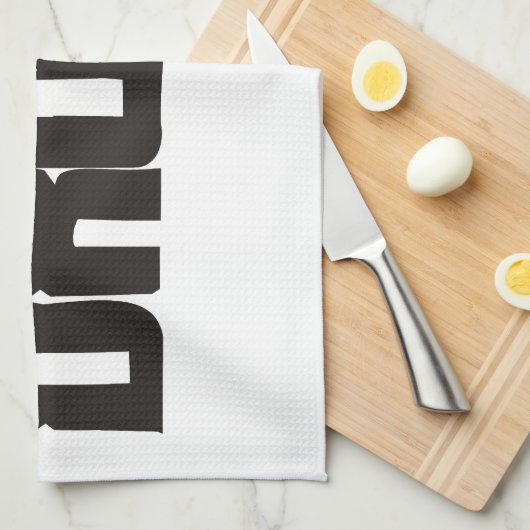 Echte Mannen spelen Drums Theedoek (Quarter Fold)