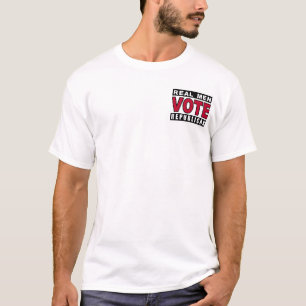 Echte Mannen Stemming republikein T-shirt