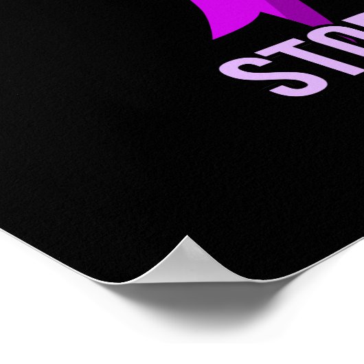 Echte Mannen stoppen huiselijk geweld niet tegen Poster (Hoek)