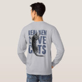 Echte Mannen T-shirt (Achterkant volledig)