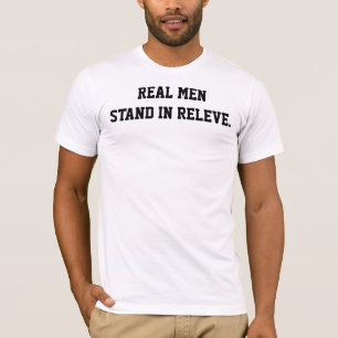 Echte Mannen. T-shirt van Male Dancer