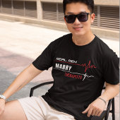 Echte Mannen trouwen therapeuten T-shirt