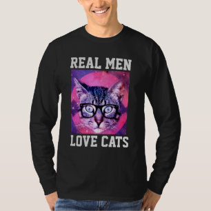 ECHTE MANNEN VERLIEZEN KAT T-SHIRS T-SHIRT