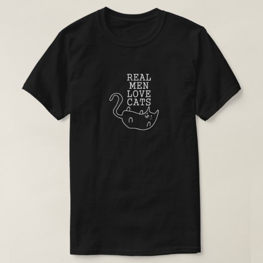 ECHTE MANNEN VERLIEZEN VANGSTEN T-SHIRT (Design voorkant)