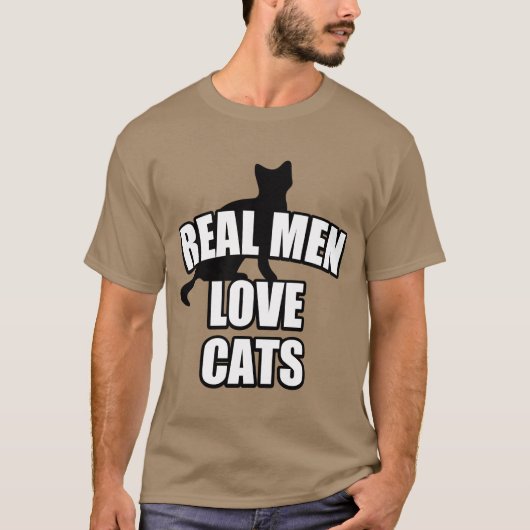 ECHTE MANNEN VERLIEZEN VANGSTEN T-SHIRT (Voorkant)