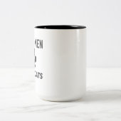 ECHTE MANNEN VERLIEZEN VANGSTEN TWEEKLEURIGE KOFFIEMOK (Center)