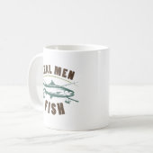 Echte Mannen Vis Koffiemok (Voorkant links)