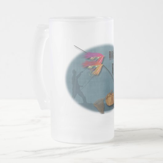 Echte Mannen Vis, mok (Voorkant links)