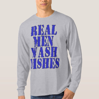 Echte Mannen wassen T-shirt