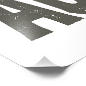 Echte Mannen worden in augustus geboren Foto Afdruk (Hoek)