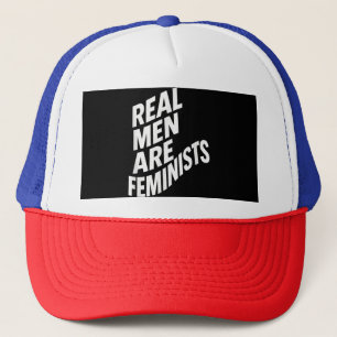 Echte Mannen zijn feministen - feministische citat Trucker Pet