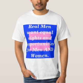 Echte Mannen zijn feministen T-shirt