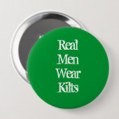 Echte mannenWear Kilts Ronde Button 4,0 Cm (Voorkant /achterkant)