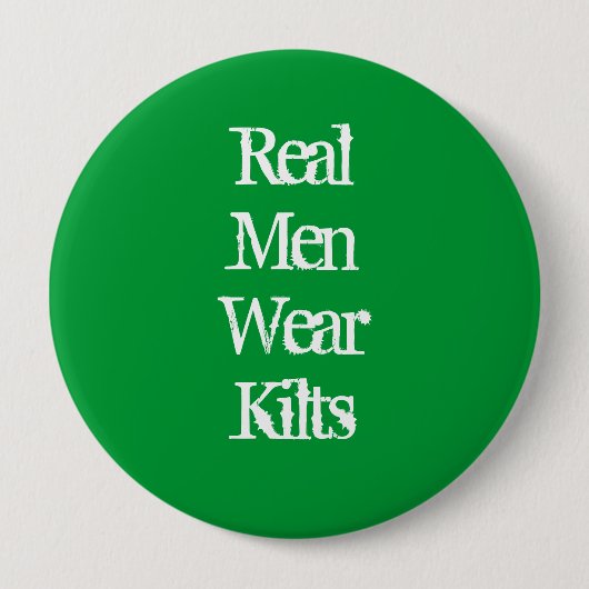Echte mannenWear Kilts Ronde Button 4,0 Cm (Voorkant)