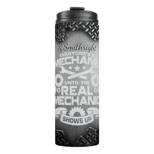 Echte mechanische Shows omhoog Thermosbeker (Voorkant)