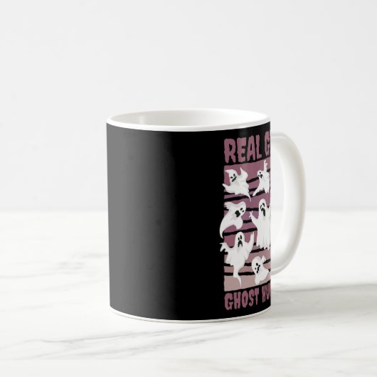 Echte meisjes gaan spookjagen Schattigee spook Hal Koffiemok (Voorkant rechts)